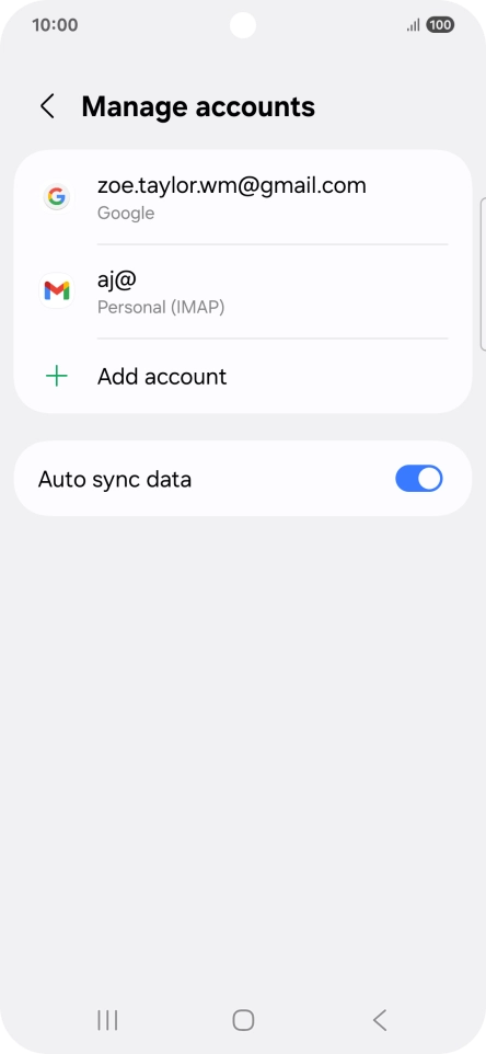 Press the Home key to return to the home screen.