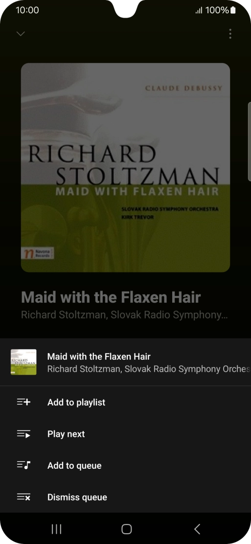 Press Add to playlist.