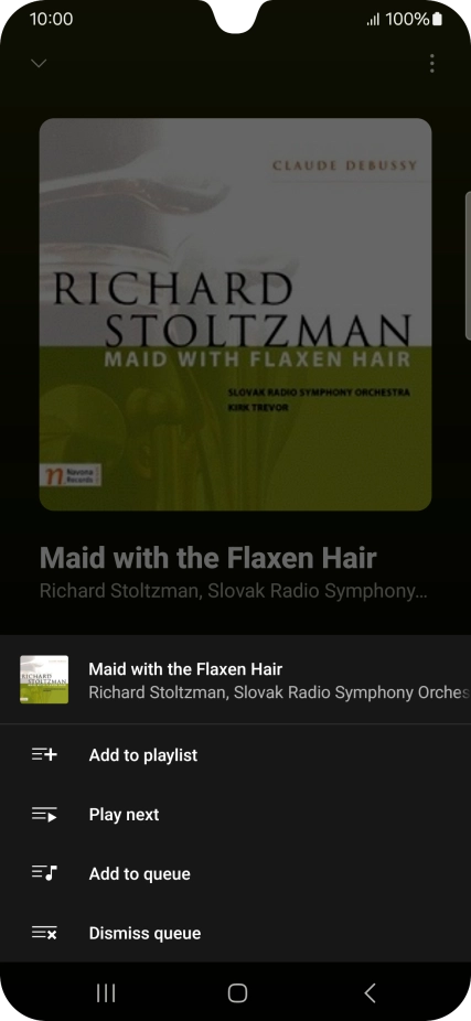 Press Add to playlist.