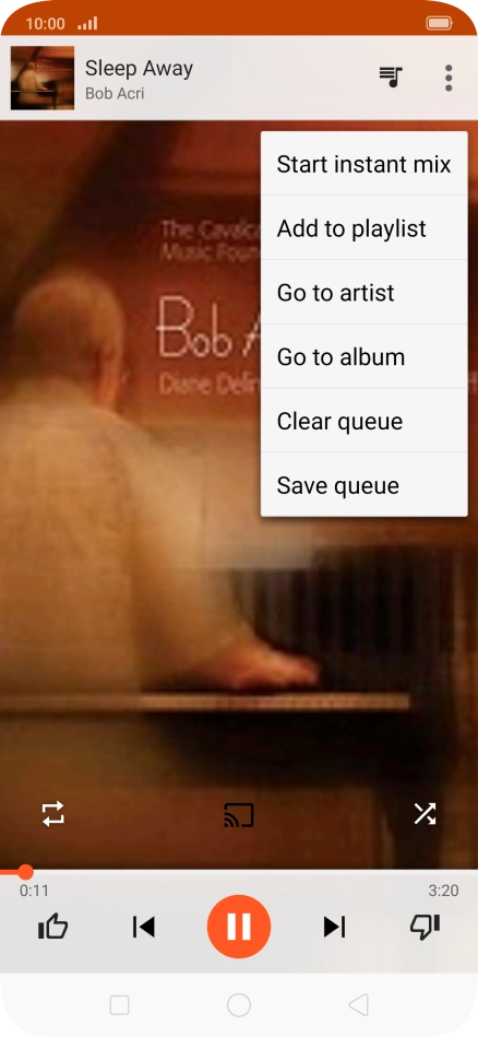 Press Add to playlist.