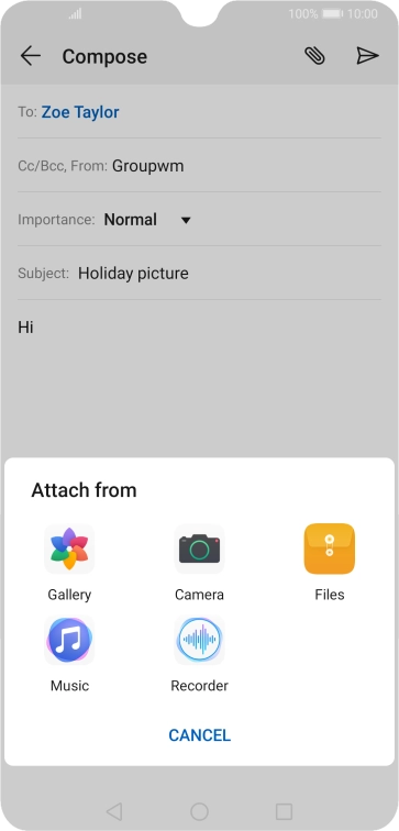 Press Files and go to the required folder.