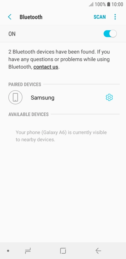 Press the Home key to return to the home screen.