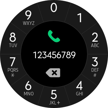 Press the call icon.