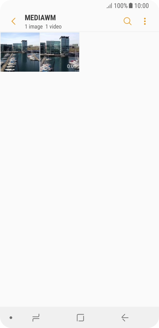 Press and hold any picture or video clip.