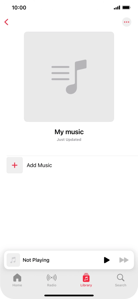 Press Add Music.