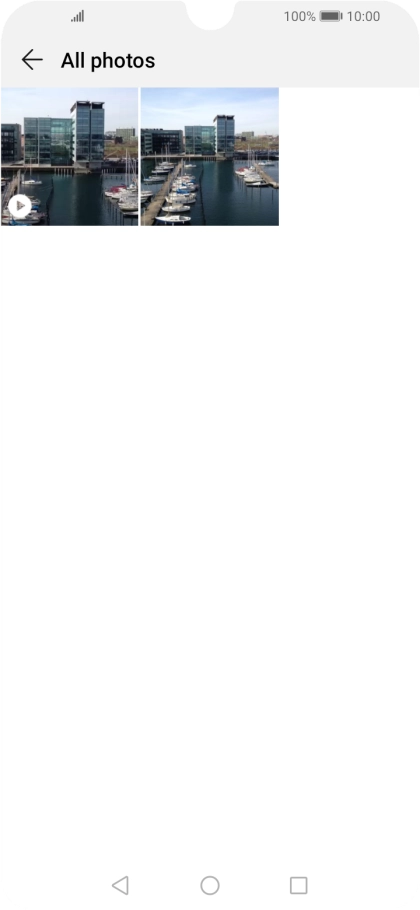 Press and hold any picture or video clip.