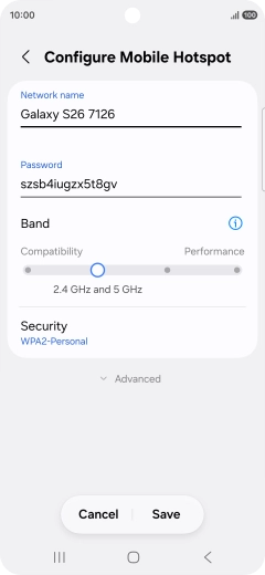 Press the field below 