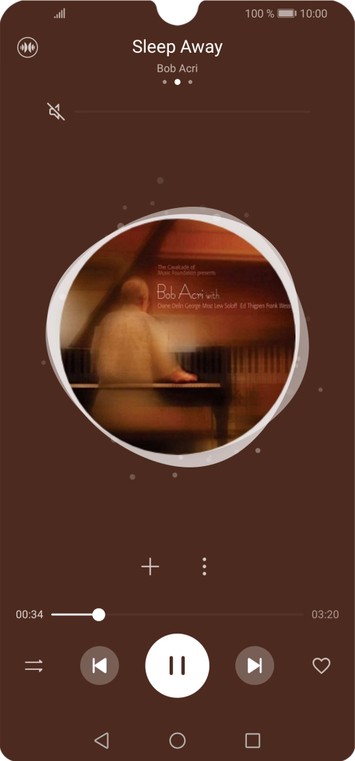 Press arrow right to go to the next audio file.