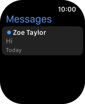 Press the required iMessage.