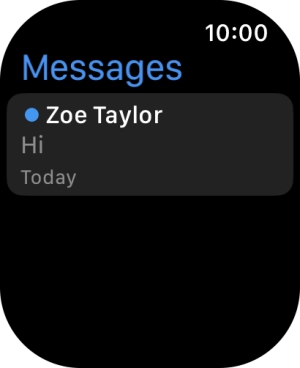 Press the required iMessage.