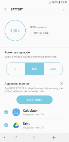 Press the Home key to return to the home screen.