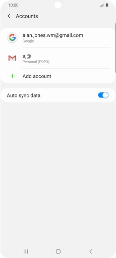 Press the Home key to return to the home screen.