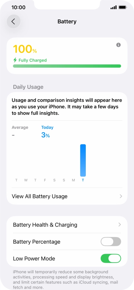 Slide your finger upwards starting from the bottom of the screen to return to the home screen.