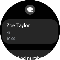 Press the required text message to read it.