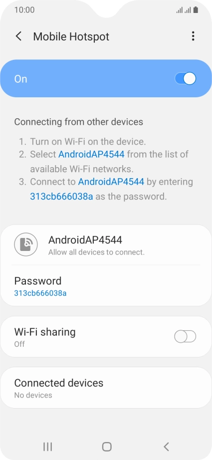 Press the Home key to return to the home screen.