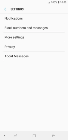 Press More settings.