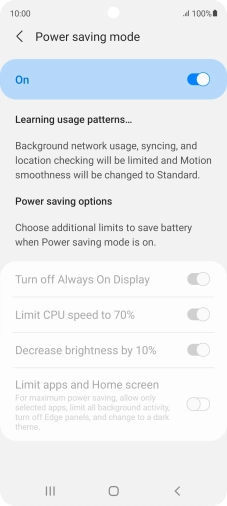 Press the Home key to return to the home screen.