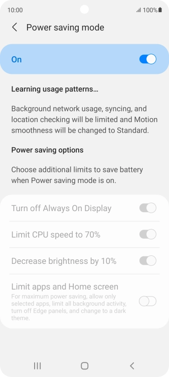 Press the Home key to return to the home screen.