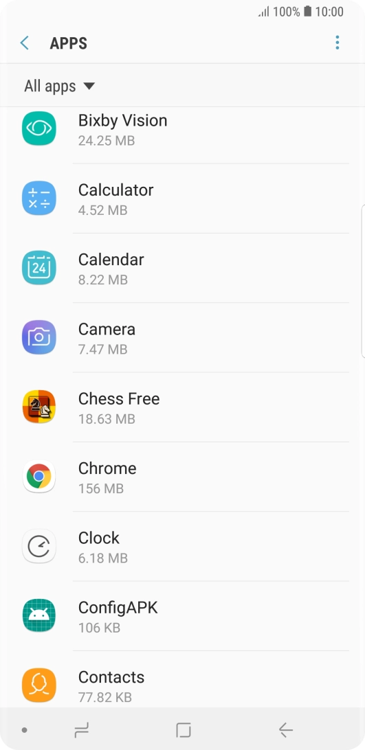 Press the Home key to return to the home screen.