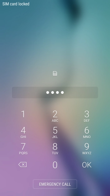 If you're asked to key in your PIN, do so and press OK. The default PIN is 1111.