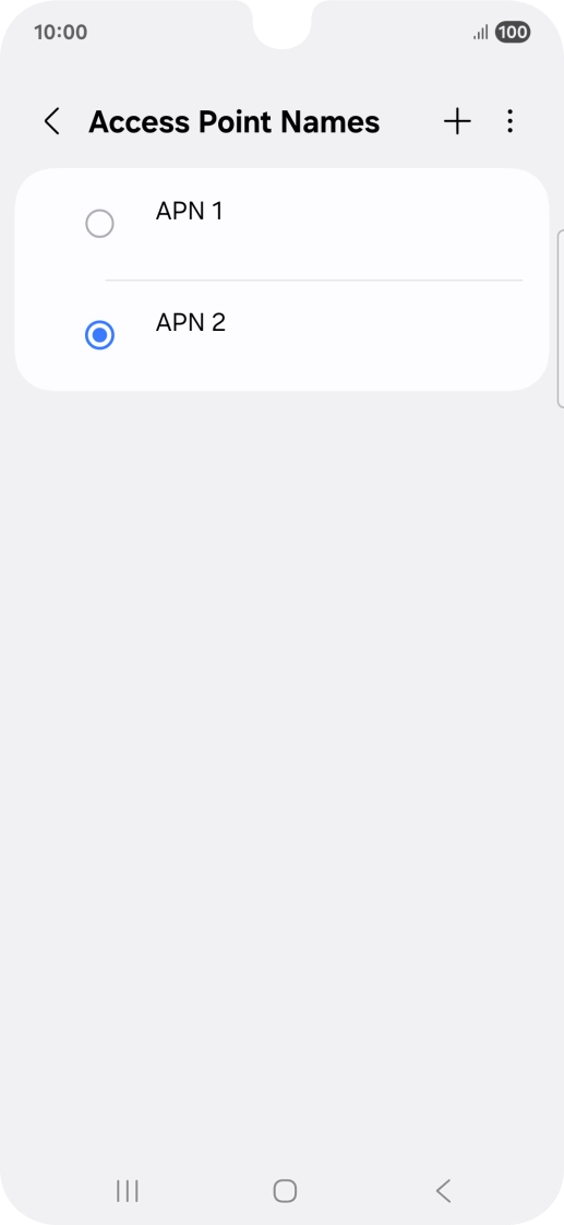 Press the Home key to return to the home screen.