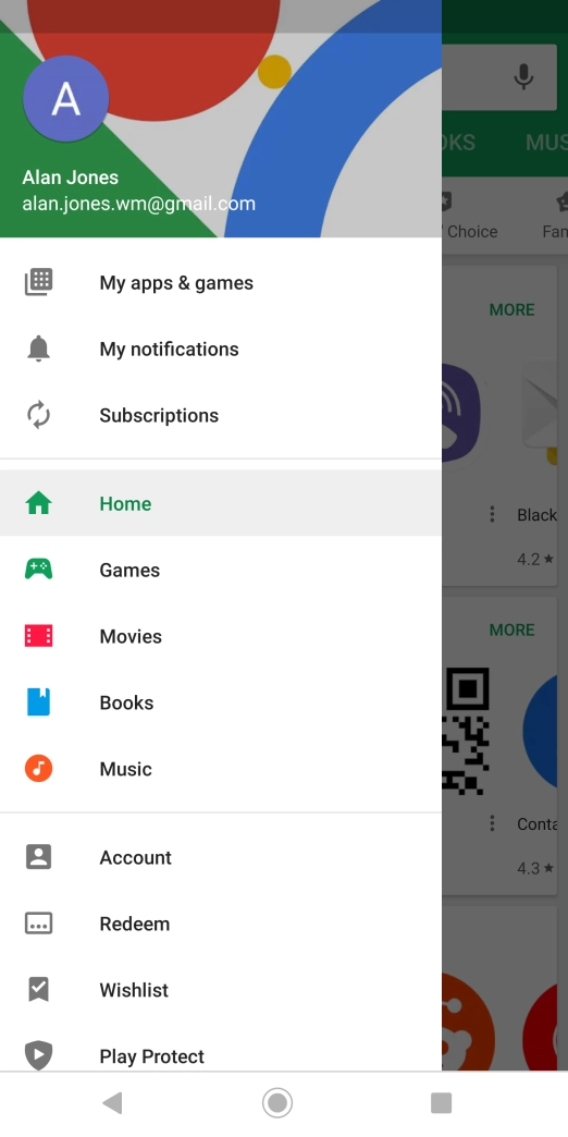 Press My apps & games.