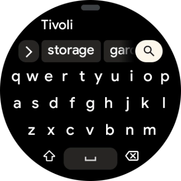 Key in the required destination and press the search icon.