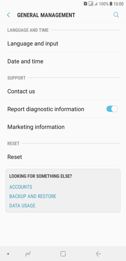 Press Date and time.