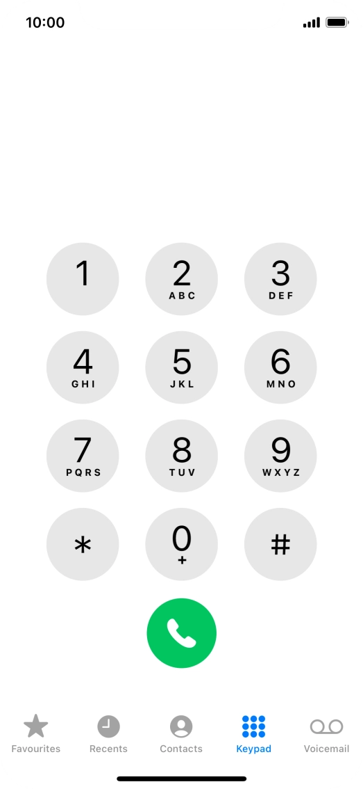 Press Keypad.