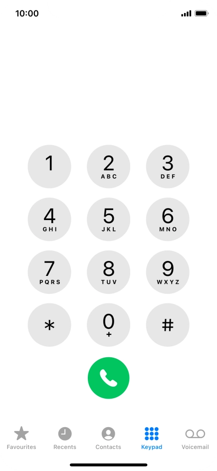 Press Keypad.