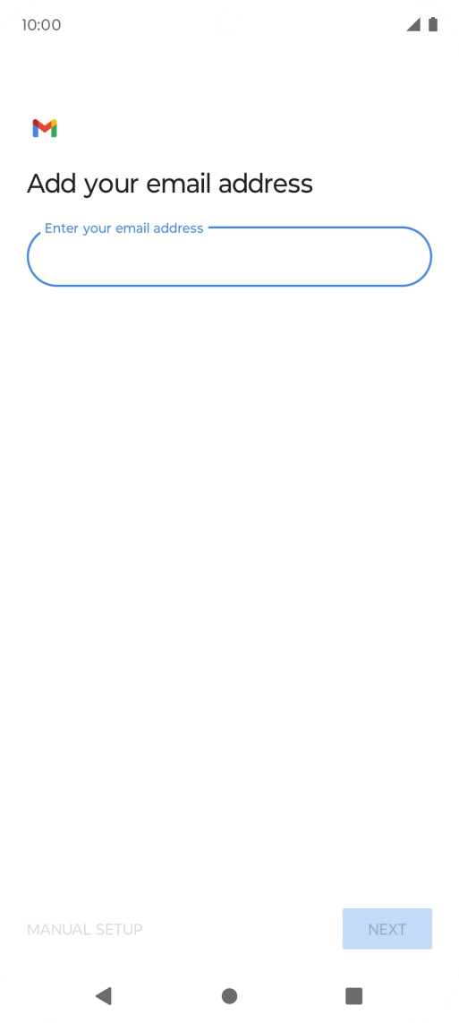 Press the field below 