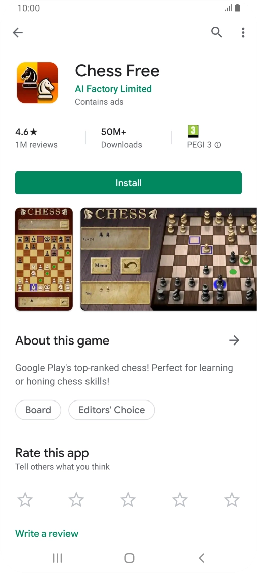 Press the Home key to return to the home screen.