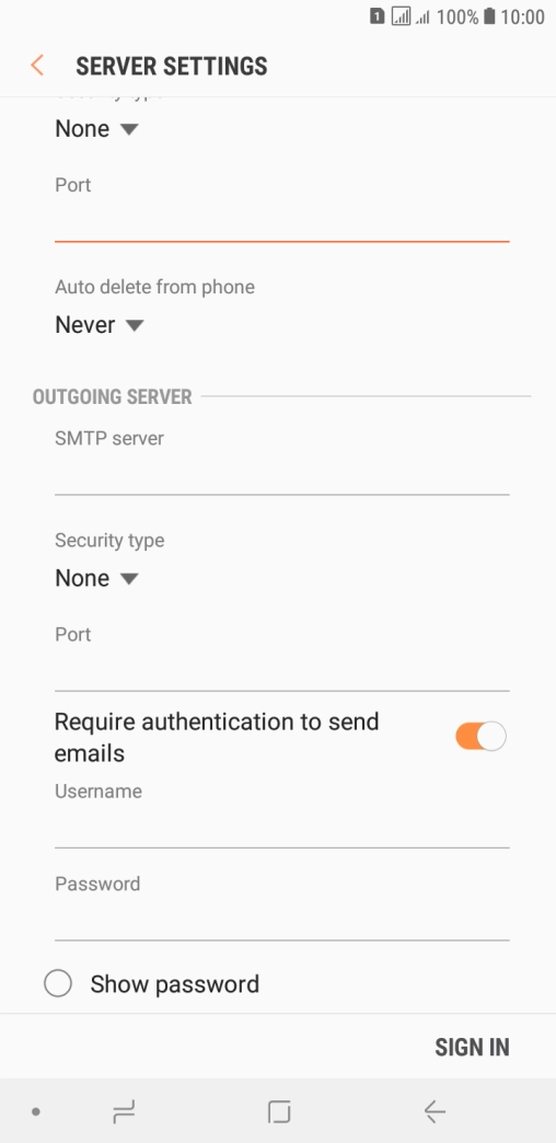 Press the drop down list below 