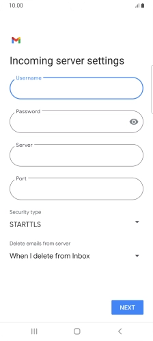 Press the field below 