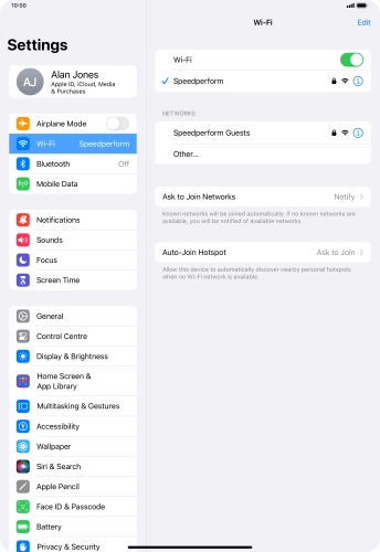 Slide your finger upwards starting from the bottom of the screen to return to the home screen.