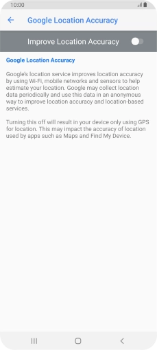 If you press the indicator next to 