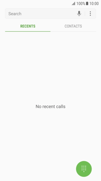Press the menu icon.