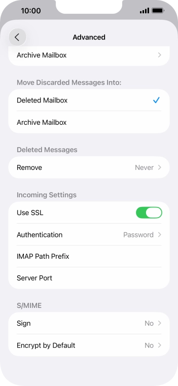 Press Authentication.