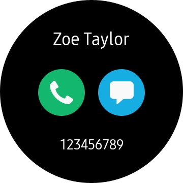 Press the call icon.