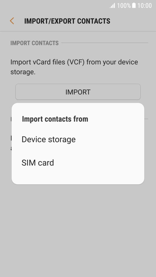 Press SIM card.
