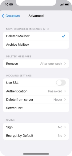 Press Authentication.