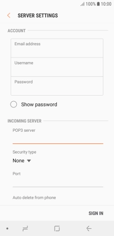 Press the drop down list below 