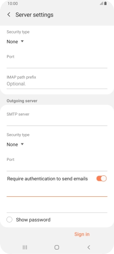 Press the second field below 