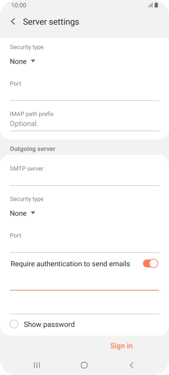 Press the second field below 