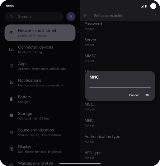 Key in 33 and press OK.
