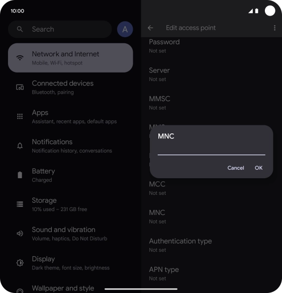 Key in 33 and press OK.