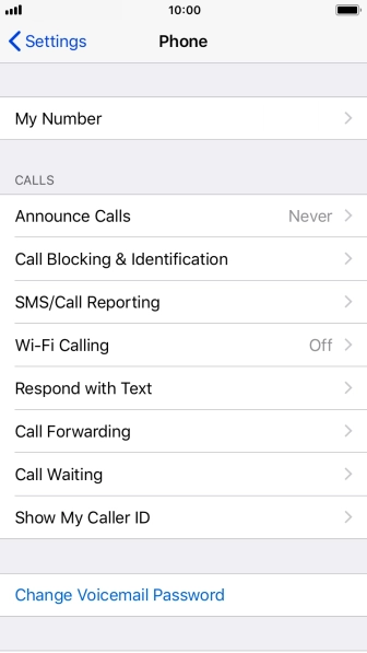 Press Wi-Fi Calling.