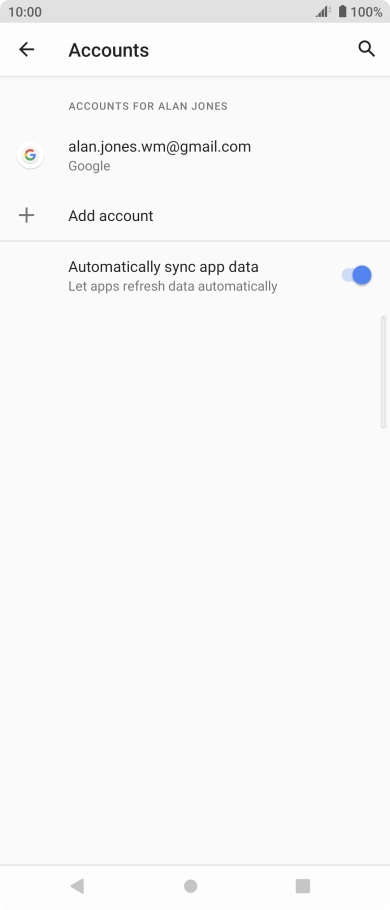 Press the Home key to return to the home screen.