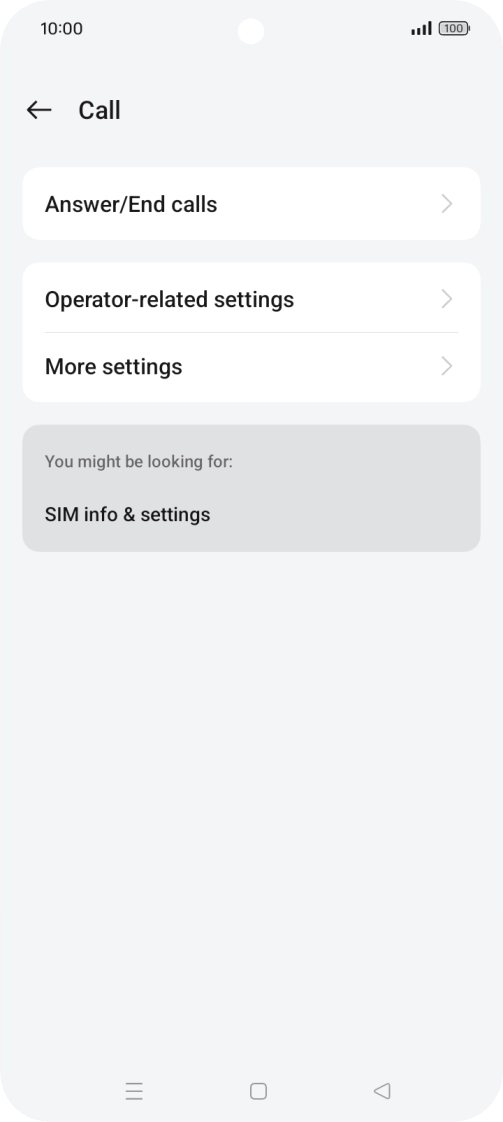 Press Operator-related settings.