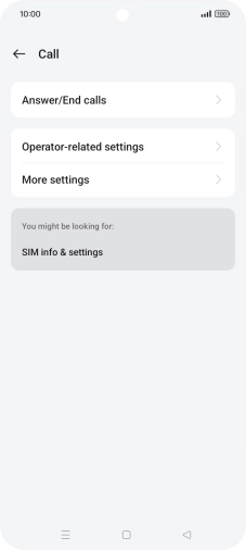 Press Operator-related settings.